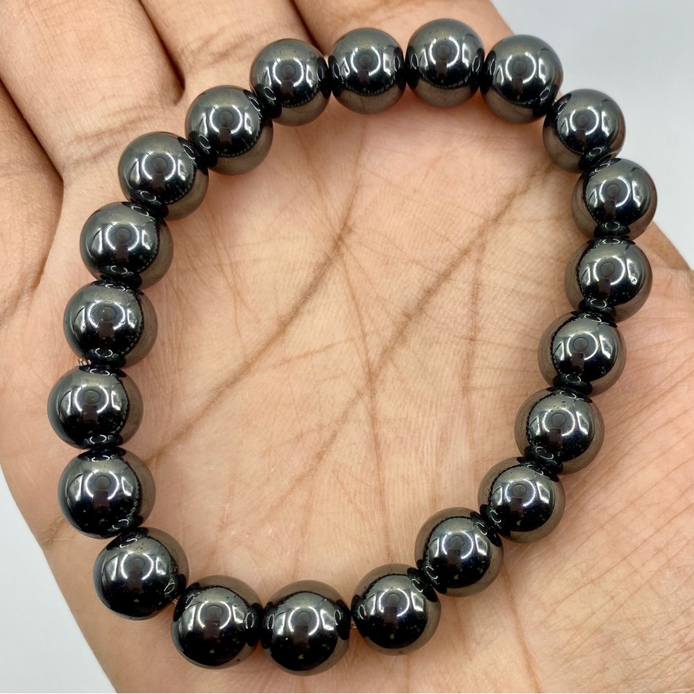 Hematite Crystal Bracelet 10mm